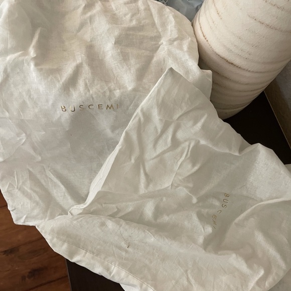 Buscemi Men's 100mm High-Top Leather Sneakers with Padlock - Picture 12 of 12